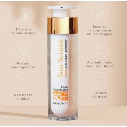 Frezyderm Sun Screen Velvet Face SPF50+ 50 ml - Protector Solar Facial Mate