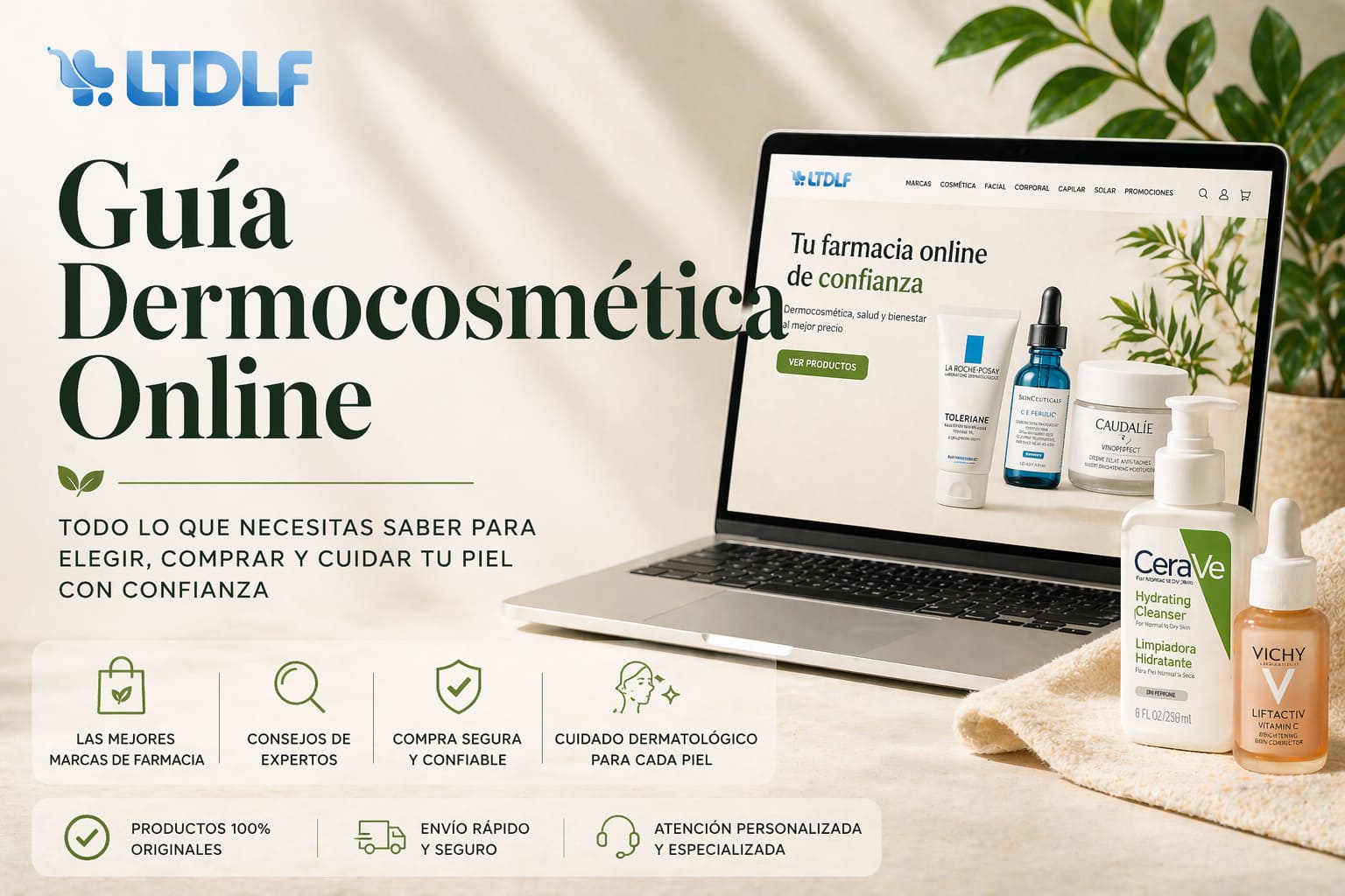 Guía dermocosmética online para elegir productos según tu piel
