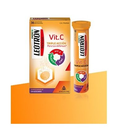 leotron vitamina c 36 comprimidos