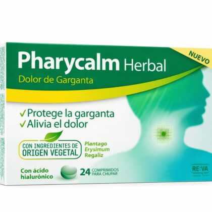 Pharycalm Herbal 24 Comprimidos para confort de garganta