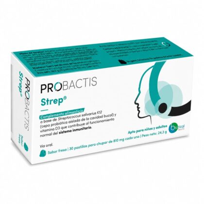 Probactis Strep 30 Pastillas Sabor Fresa