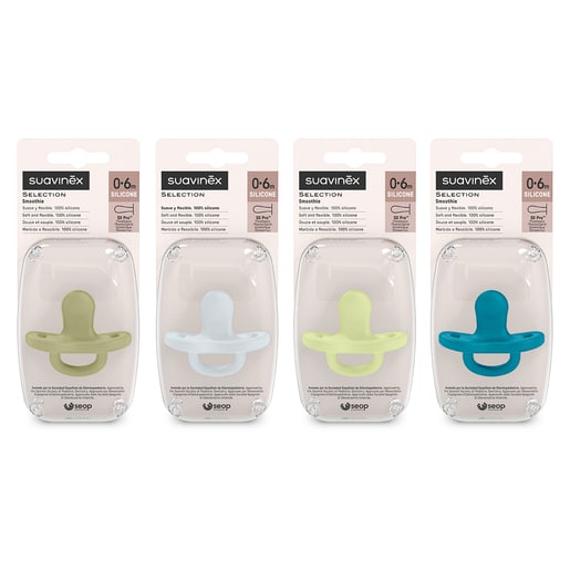 Suavinex Chupete Todo Silicona 0-6M - Anatómico y Flexible