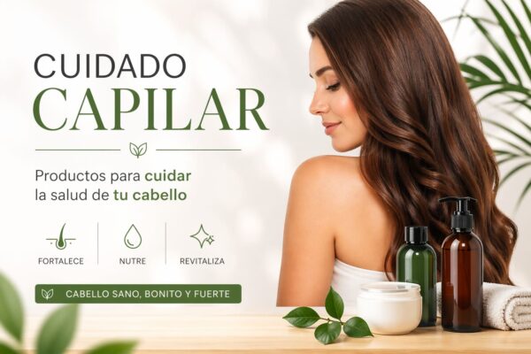 Cuidado capilar con productos de parafarmacia para fortalecer, nutrir y revitalizar el cabello