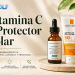 Vitamina C y protector solar para una piel luminosa y protegida