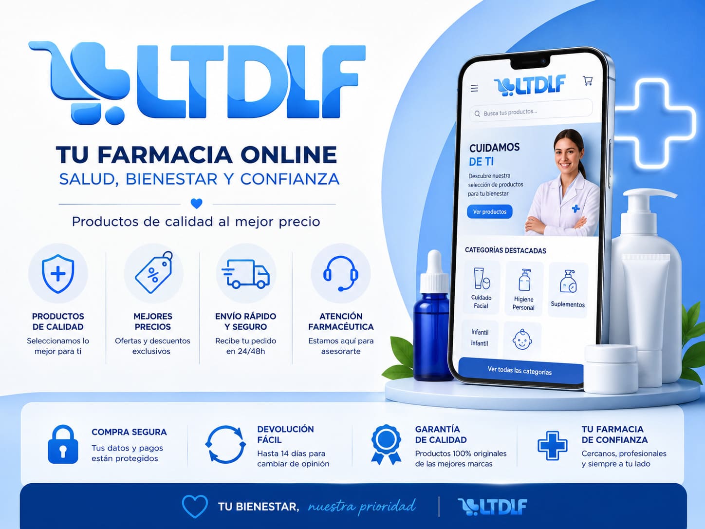 Qué comprar en una parafarmacia online: productos de farmacia sin receta y autocuidado