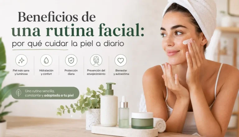 Beneficios de una rutina facial para cuidar la piel a diario