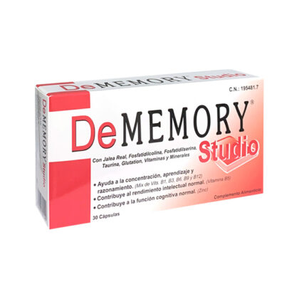 DEMEMORY STUDIO – 30 Cápsulas