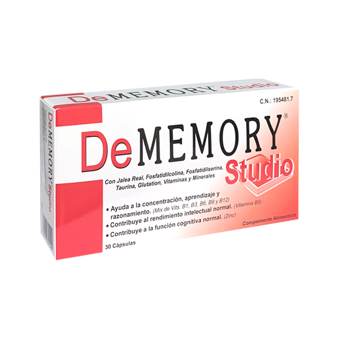 DEMEMORY STUDIO - 30 Cápsulas