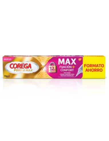 Corega Máxima Fijación y Confort Crema Adhesiva 70 g