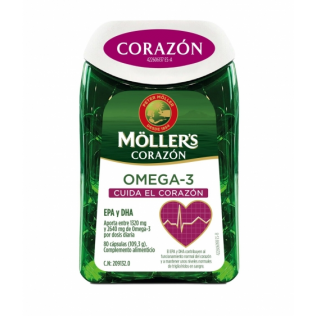 Moller s Omega 3 Corazón 60 Cápsulas