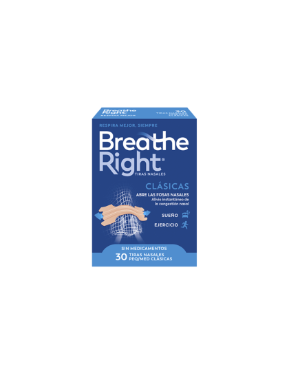 BREATHE RIGHT Tira Nasal Pq Med – 30 Uds